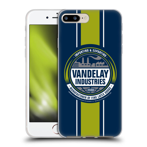 Seinfeld Graphics Vandelay Industries Soft Gel Case for Apple iPhone 7 Plus / iPhone 8 Plus
