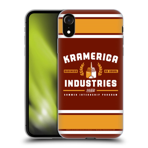 Seinfeld Graphics Kramerica Industries Soft Gel Case for Apple iPhone XR