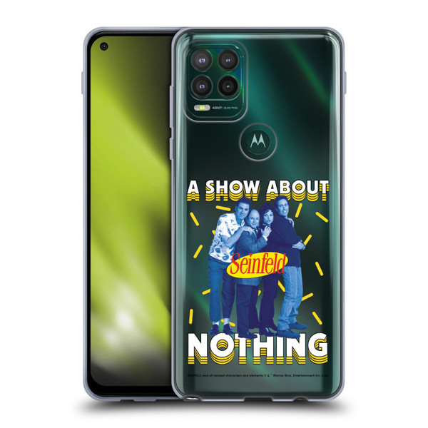 Seinfeld Graphics A Show About Nothing Soft Gel Case for Motorola Moto G Stylus 5G 2021