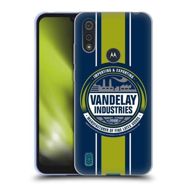 Seinfeld Graphics Vandelay Industries Soft Gel Case for Motorola Moto E6s (2020)