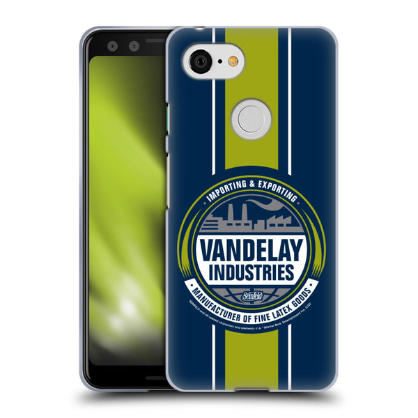 Seinfeld Graphics Vandelay Industries Soft Gel Case for Google Pixel 3