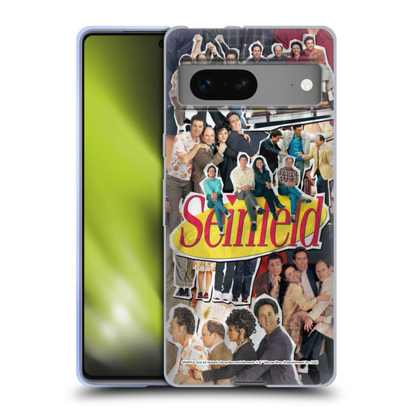 Seinfeld Graphics Collage Soft Gel Case for Google Pixel 7