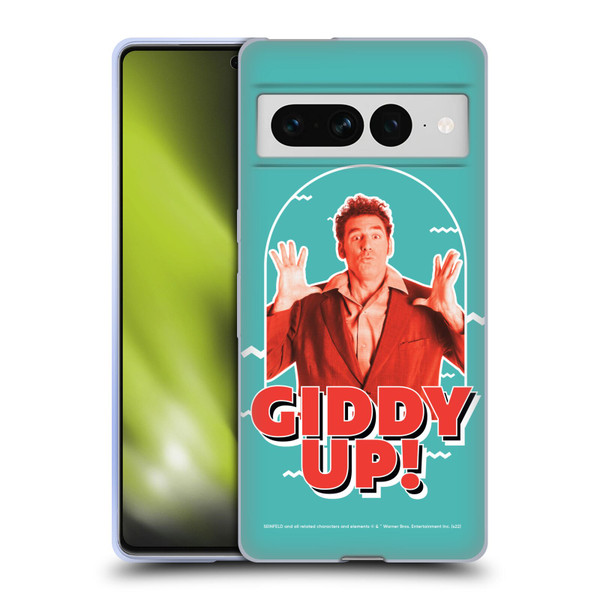 Seinfeld Graphics Giddy Up! Soft Gel Case for Google Pixel 7 Pro
