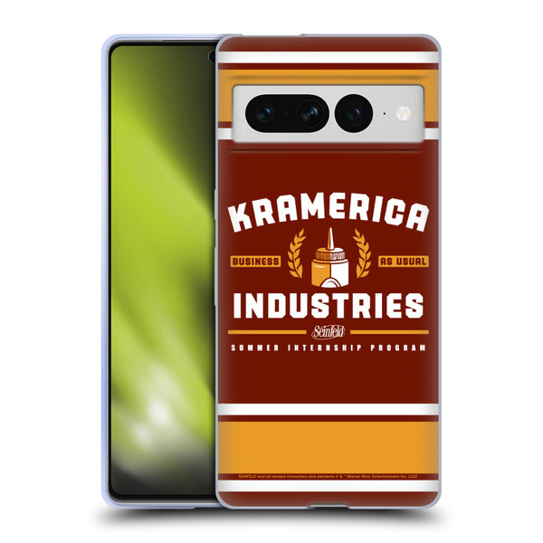 Seinfeld Graphics Kramerica Industries Soft Gel Case for Google Pixel 7 Pro