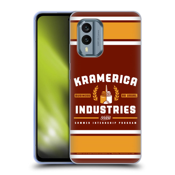 Seinfeld Graphics Kramerica Industries Soft Gel Case for Nokia X30
