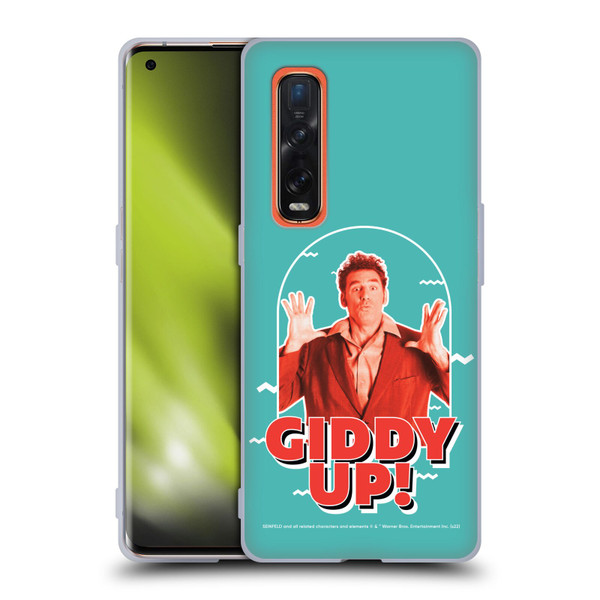 Seinfeld Graphics Giddy Up! Soft Gel Case for OPPO Find X2 Pro 5G