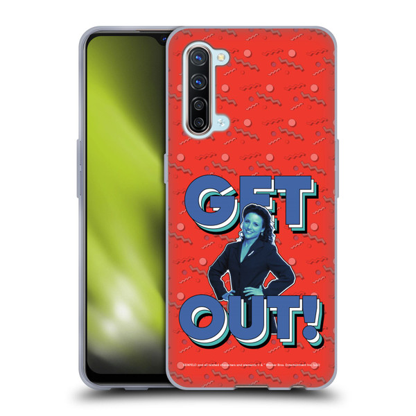 Seinfeld Graphics Get Out! Soft Gel Case for OPPO Find X2 Lite 5G