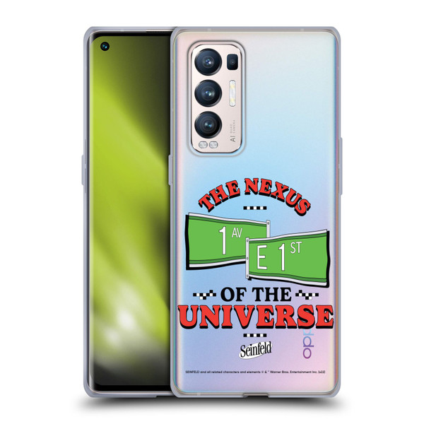 Seinfeld Graphics Nexus Of The Universe Soft Gel Case for OPPO Find X3 Neo / Reno5 Pro+ 5G