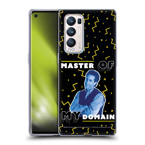 Seinfeld Graphics Master Of My Domain Soft Gel Case for OPPO Find X3 Neo / Reno5 Pro+ 5G