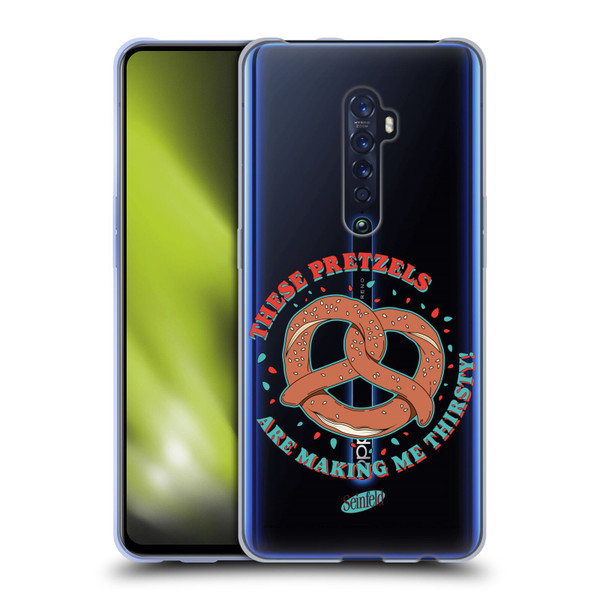 Seinfeld Graphics These Pretzels Soft Gel Case for OPPO Reno 2
