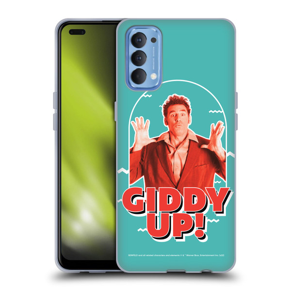 Seinfeld Graphics Giddy Up! Soft Gel Case for OPPO Reno 4 5G