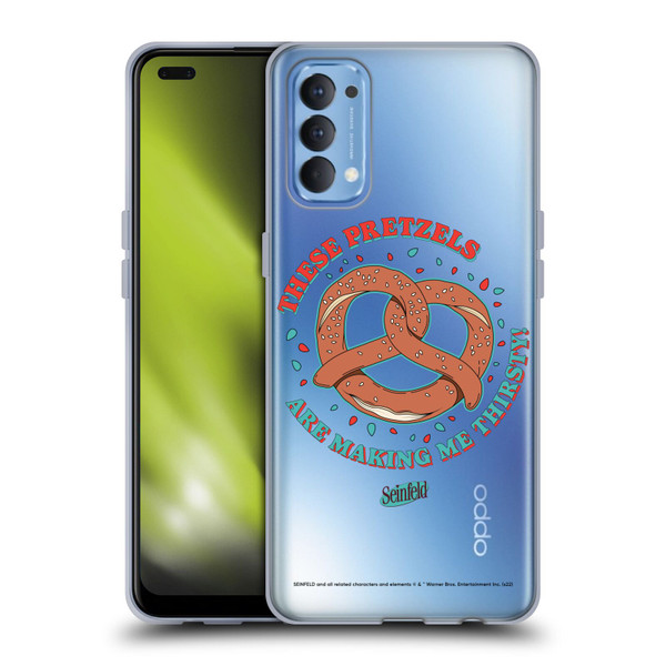 Seinfeld Graphics These Pretzels Soft Gel Case for OPPO Reno 4 5G