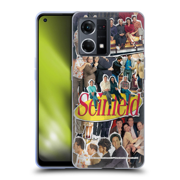 Seinfeld Graphics Collage Soft Gel Case for OPPO Reno8 4G