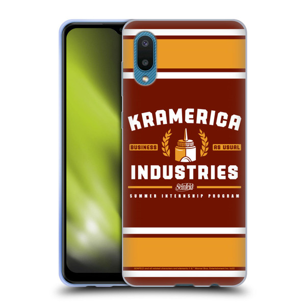 Seinfeld Graphics Kramerica Industries Soft Gel Case for Samsung Galaxy A02/M02 (2021)