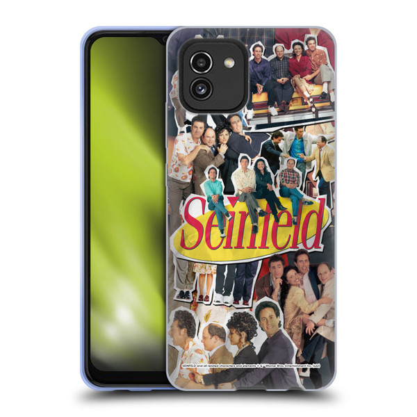 Seinfeld Graphics Collage Soft Gel Case for Samsung Galaxy A03 (2021)