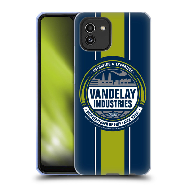 Seinfeld Graphics Vandelay Industries Soft Gel Case for Samsung Galaxy A03 (2021)