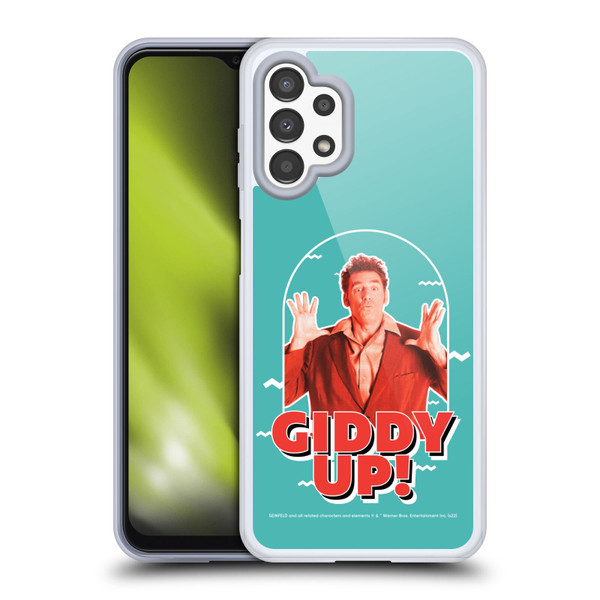 Seinfeld Graphics Giddy Up! Soft Gel Case for Samsung Galaxy A13 (2022)
