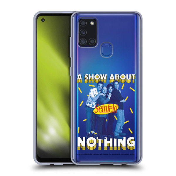 Seinfeld Graphics A Show About Nothing Soft Gel Case for Samsung Galaxy A21s (2020)