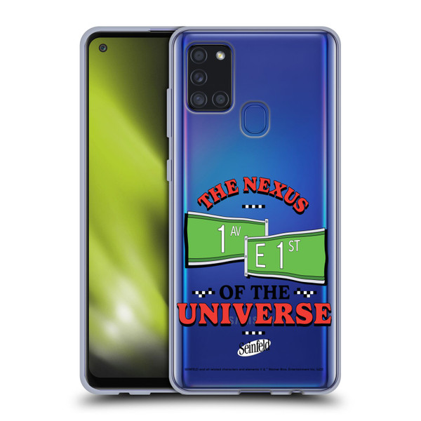 Seinfeld Graphics Nexus Of The Universe Soft Gel Case for Samsung Galaxy A21s (2020)