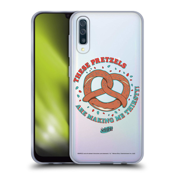 Seinfeld Graphics These Pretzels Soft Gel Case for Samsung Galaxy A50/A30s (2019)