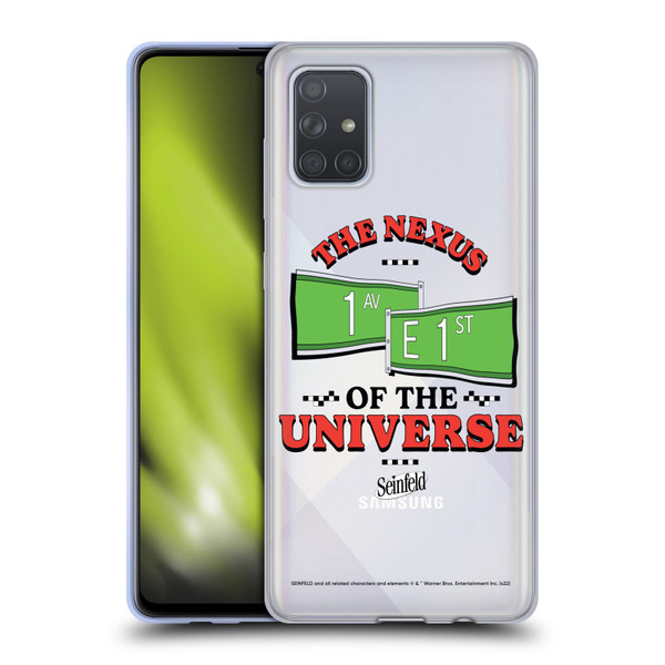 Seinfeld Graphics Nexus Of The Universe Soft Gel Case for Samsung Galaxy A71 (2019)