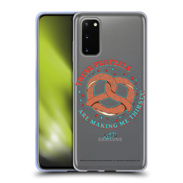 Seinfeld Graphics These Pretzels Soft Gel Case for Samsung Galaxy S20 / S20 5G