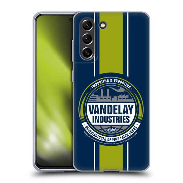 Seinfeld Graphics Vandelay Industries Soft Gel Case for Samsung Galaxy S21 FE 5G