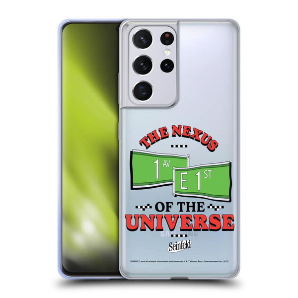 Seinfeld Graphics Nexus Of The Universe Soft Gel Case for Samsung Galaxy S21 Ultra 5G