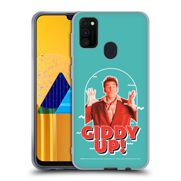 Seinfeld Graphics Giddy Up! Soft Gel Case for Samsung Galaxy M30s (2019)/M21 (2020)