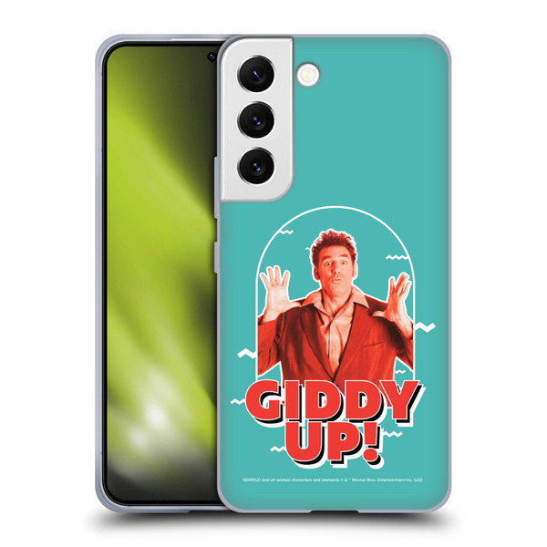 Seinfeld Graphics Giddy Up! Soft Gel Case for Samsung Galaxy S22 5G