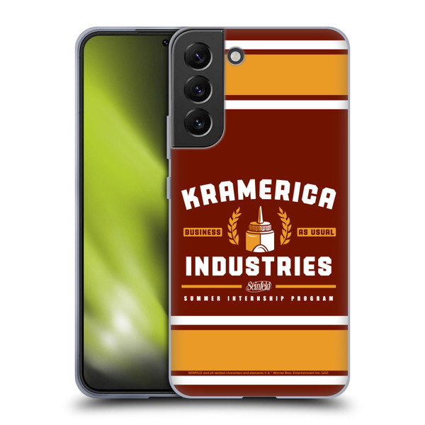 Seinfeld Graphics Kramerica Industries Soft Gel Case for Samsung Galaxy S22+ 5G