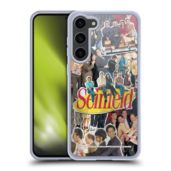 Seinfeld Graphics Collage Soft Gel Case for Samsung Galaxy S23+ 5G