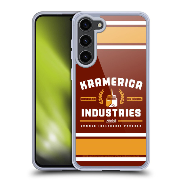 Seinfeld Graphics Kramerica Industries Soft Gel Case for Samsung Galaxy S23+ 5G