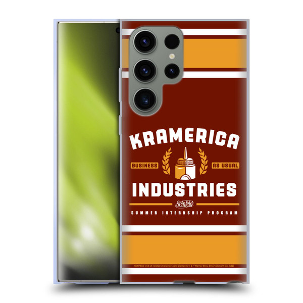 Seinfeld Graphics Kramerica Industries Soft Gel Case for Samsung Galaxy S23 Ultra 5G