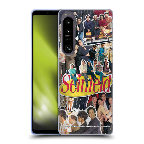 Seinfeld Graphics Collage Soft Gel Case for Sony Xperia 1 IV