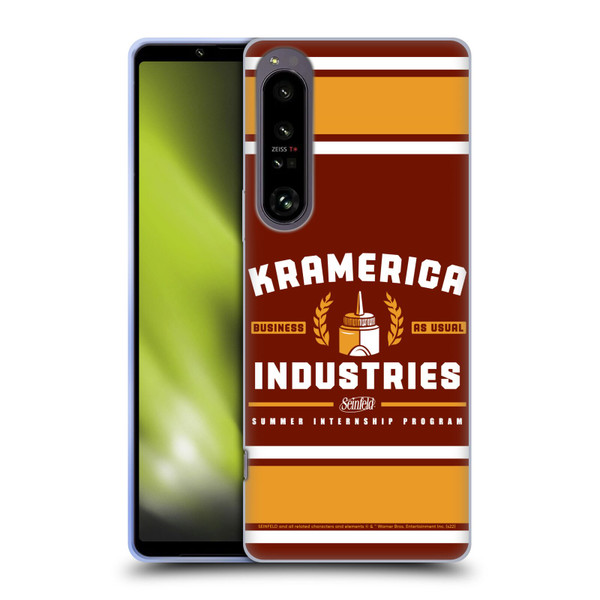 Seinfeld Graphics Kramerica Industries Soft Gel Case for Sony Xperia 1 IV