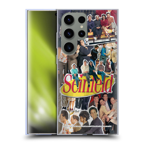Seinfeld Graphics Collage Soft Gel Case for Samsung Galaxy S23 Ultra 5G