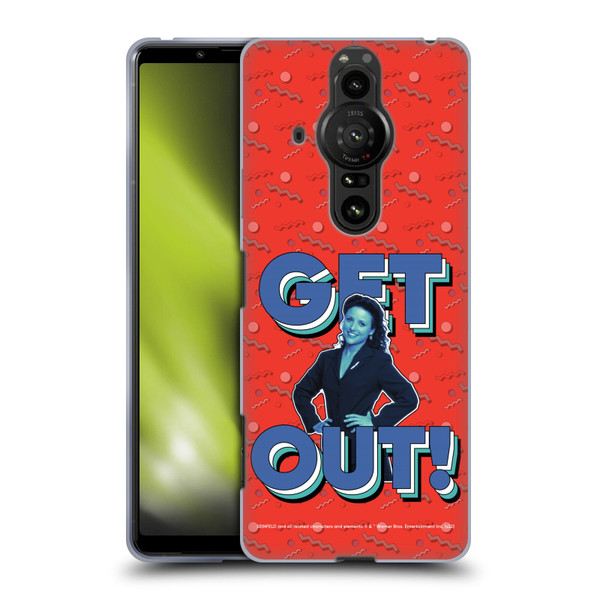 Seinfeld Graphics Get Out! Soft Gel Case for Sony Xperia Pro-I
