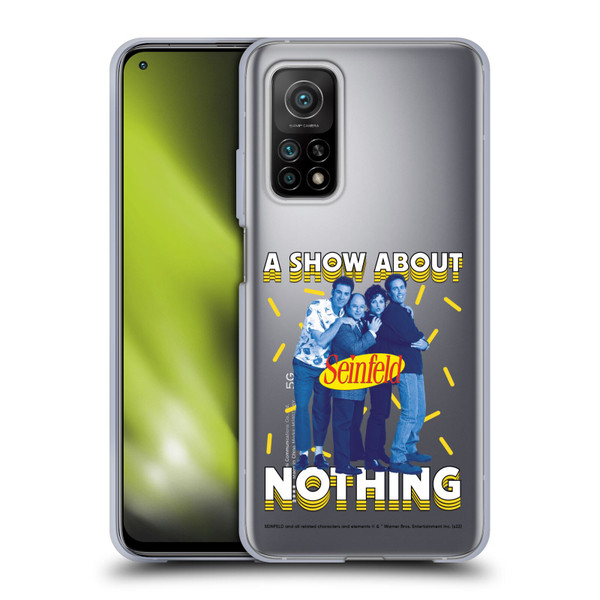 Seinfeld Graphics A Show About Nothing Soft Gel Case for Xiaomi Mi 10T 5G