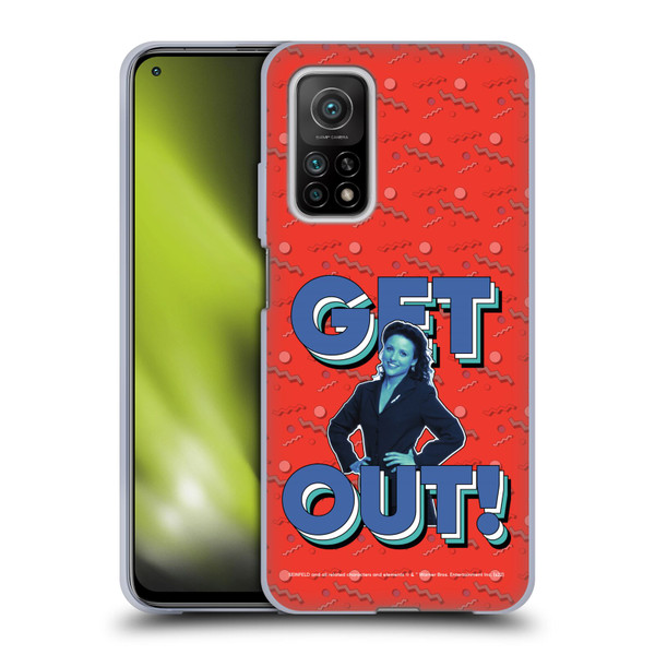 Seinfeld Graphics Get Out! Soft Gel Case for Xiaomi Mi 10T 5G