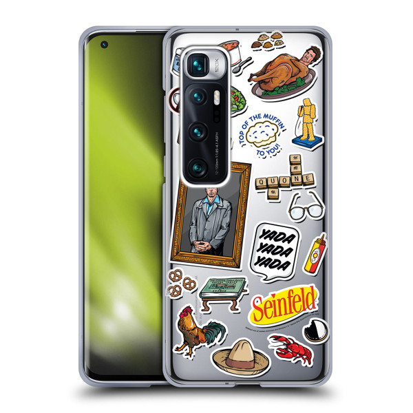 Seinfeld Graphics Sticker Collage Soft Gel Case for Xiaomi Mi 10 Ultra 5G