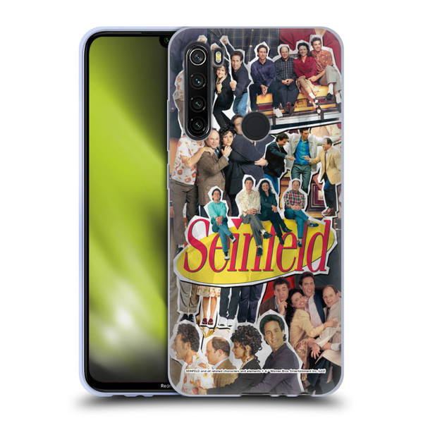 Seinfeld Graphics Collage Soft Gel Case for Xiaomi Redmi Note 8T