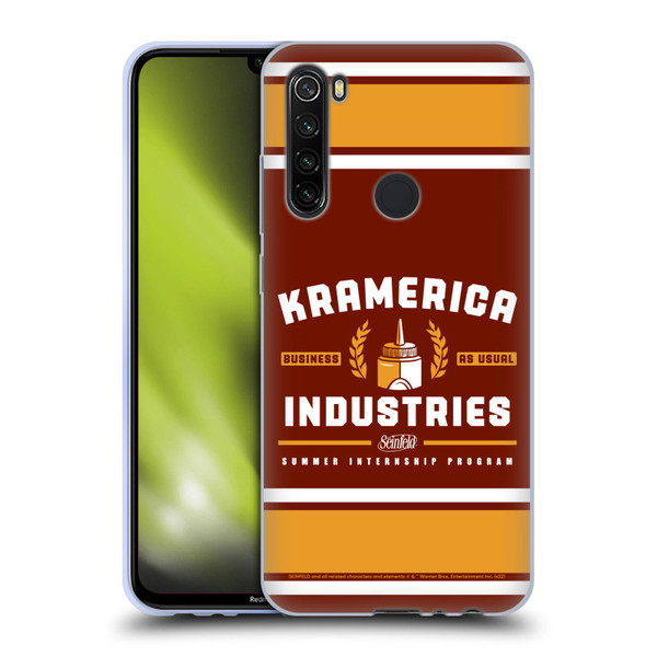 Seinfeld Graphics Kramerica Industries Soft Gel Case for Xiaomi Redmi Note 8T