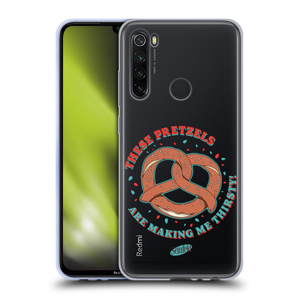 Seinfeld Graphics These Pretzels Soft Gel Case for Xiaomi Redmi Note 8T
