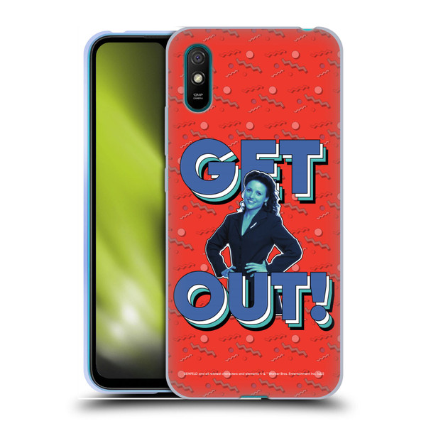 Seinfeld Graphics Get Out! Soft Gel Case for Xiaomi Redmi 9A / Redmi 9AT