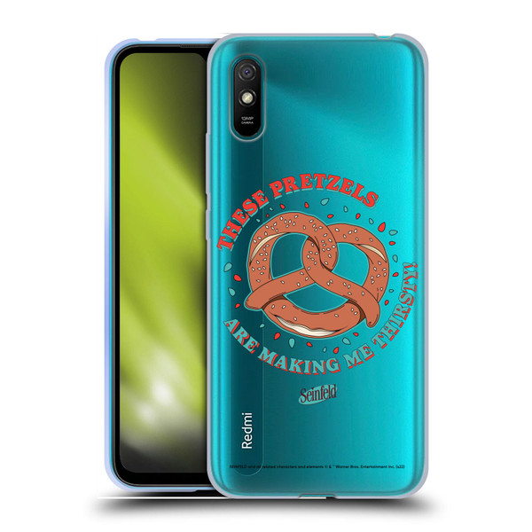 Seinfeld Graphics These Pretzels Soft Gel Case for Xiaomi Redmi 9A / Redmi 9AT