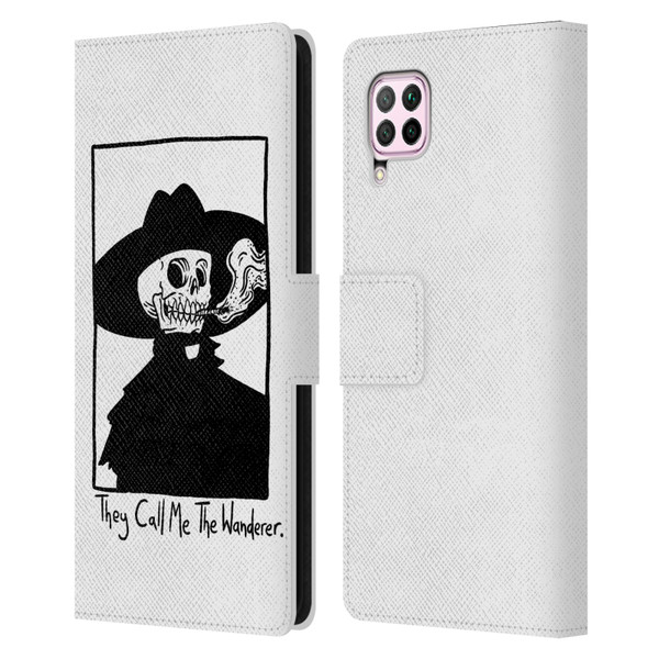 Matt Bailey Art They Call MeThe Wanderer Leather Book Wallet Case Cover For Huawei Nova 6 SE / P40 Lite