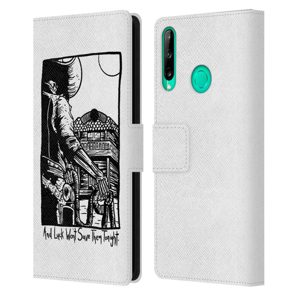 Matt Bailey Art Luck Won't Save Them Leather Book Wallet Case Cover For Huawei P40 lite E