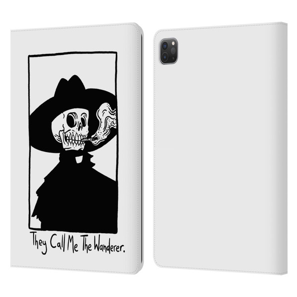 Matt Bailey Art They Call MeThe Wanderer Leather Book Wallet Case Cover For Apple iPad Pro 11 2020 / 2021 / 2022