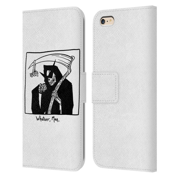 Matt Bailey Art Whatever Man Leather Book Wallet Case Cover For Apple iPhone 6 Plus / iPhone 6s Plus